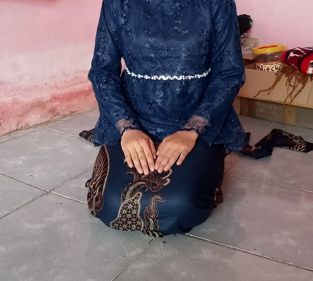 [special Item] Nyk Batik - Batik Couple Aisyah Payet Lengan Panjang | Couple Batik Brukat Modern