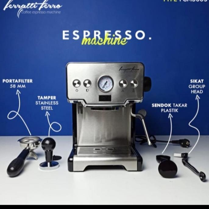 Jual Mesin Kopi Espresso Ferratti Ferro Fcm Sale Xcz Xz Shopee Indonesia