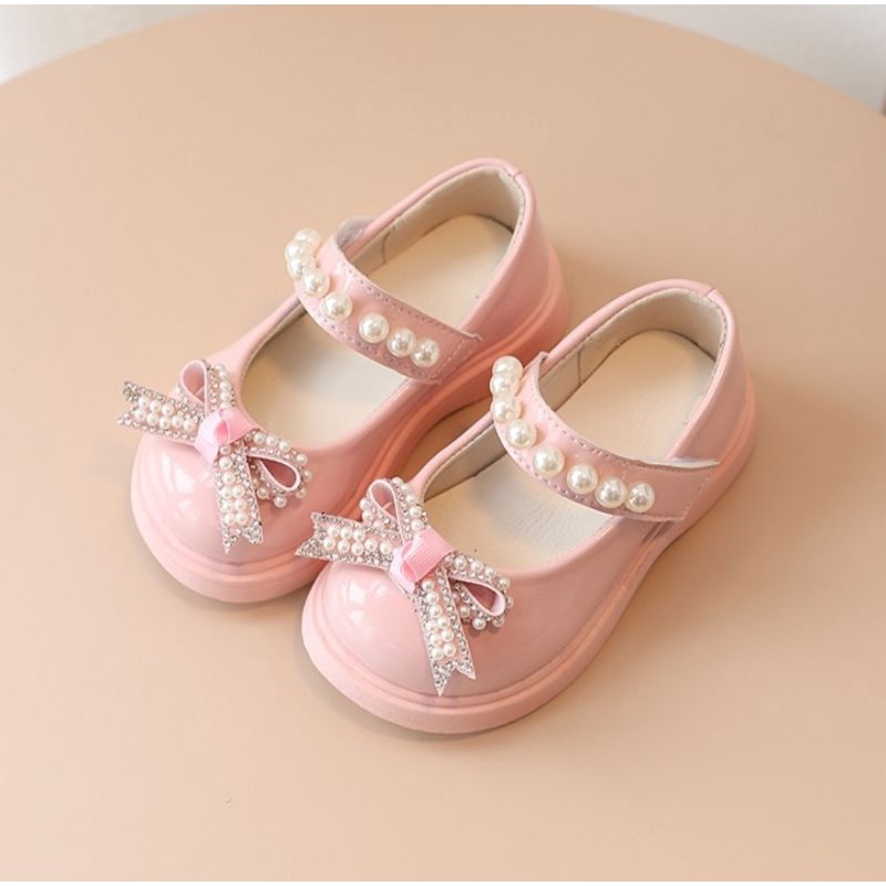 {COD} Sepatu Celia anak perempuan Non LED, Sepatu import , Sepatu Pesta Anak perempuan,Flat Shoes Import, Sepatu Formal anak Perempuan ini