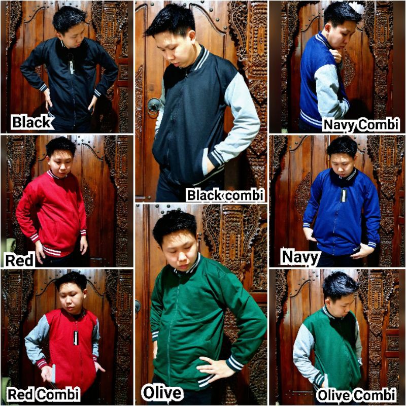 Home-BRUNO Jaket Varsity Baseball Unisex Premium Sporty