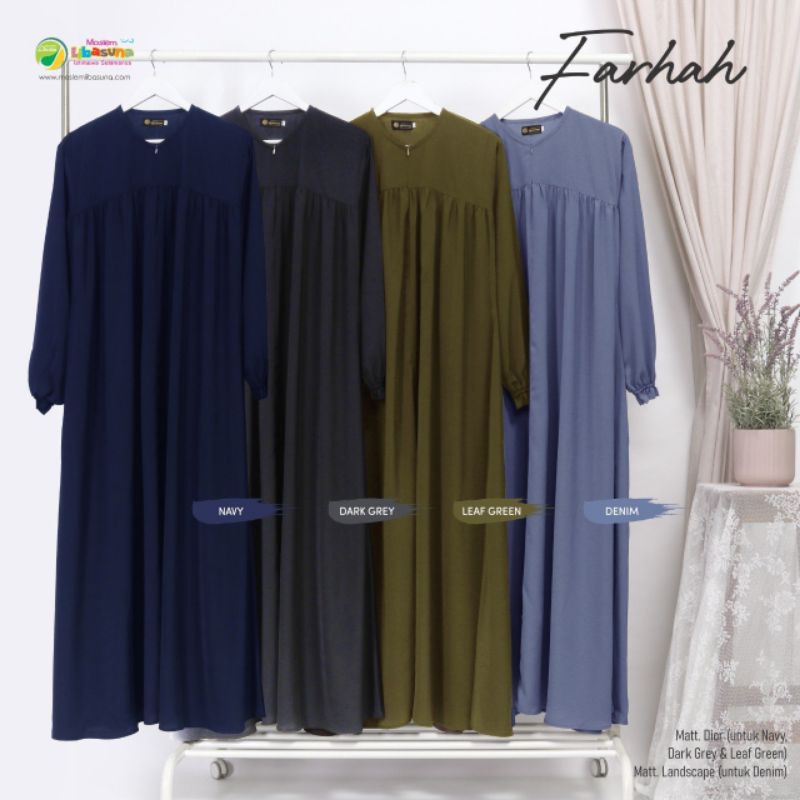 FARHAH GAMIS ONLY BY MOSLEM LIBASUNA