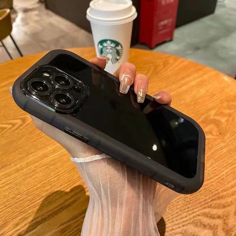 Soft Case Silikon Tebal Transparan Shockproof Untuk IPhone 14 12 13 11 Pro Max X Xs Max Xr HKTM7