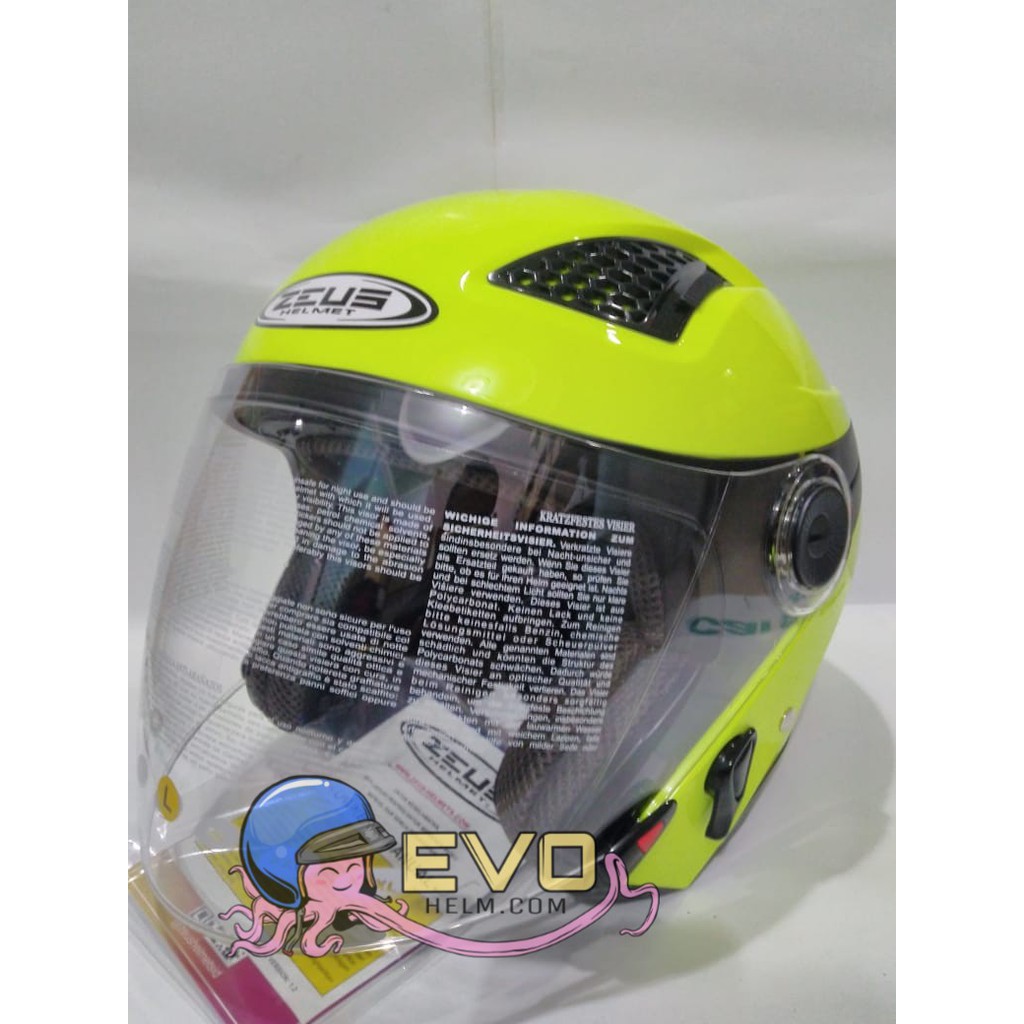 HELM ZEUS ZS - 610 SOLID Z.YELLOW #809