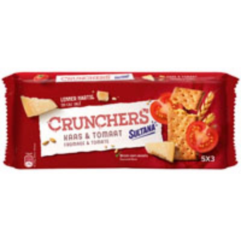 

SULTANA CRUNCHERS KAAS & TOMAT 175 GR