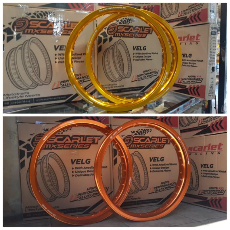 Velg Lingkar Set Scarlet Sumo Type MT Ring17 250 300 WM 17 215 250 36 Hole Universal