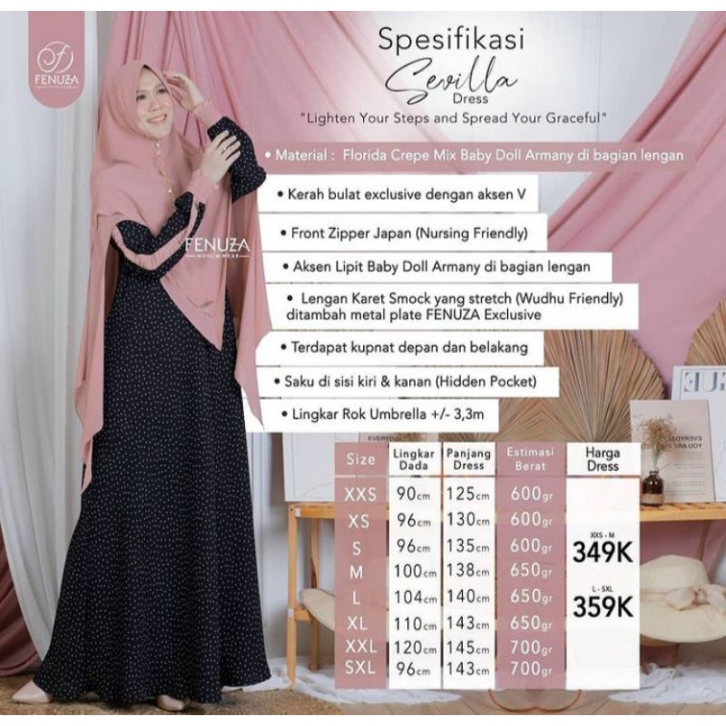 Gamis Fenuza Sevilla