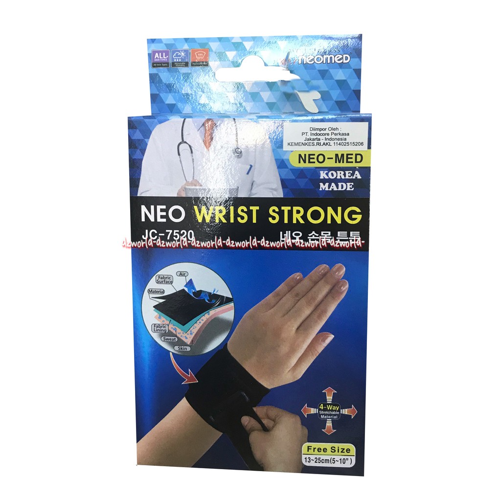 Neo-Med Neo Wrist Strong JC-7520 Alat Pelindung Pergelangan Tangan Saat Olahraga Neo Med