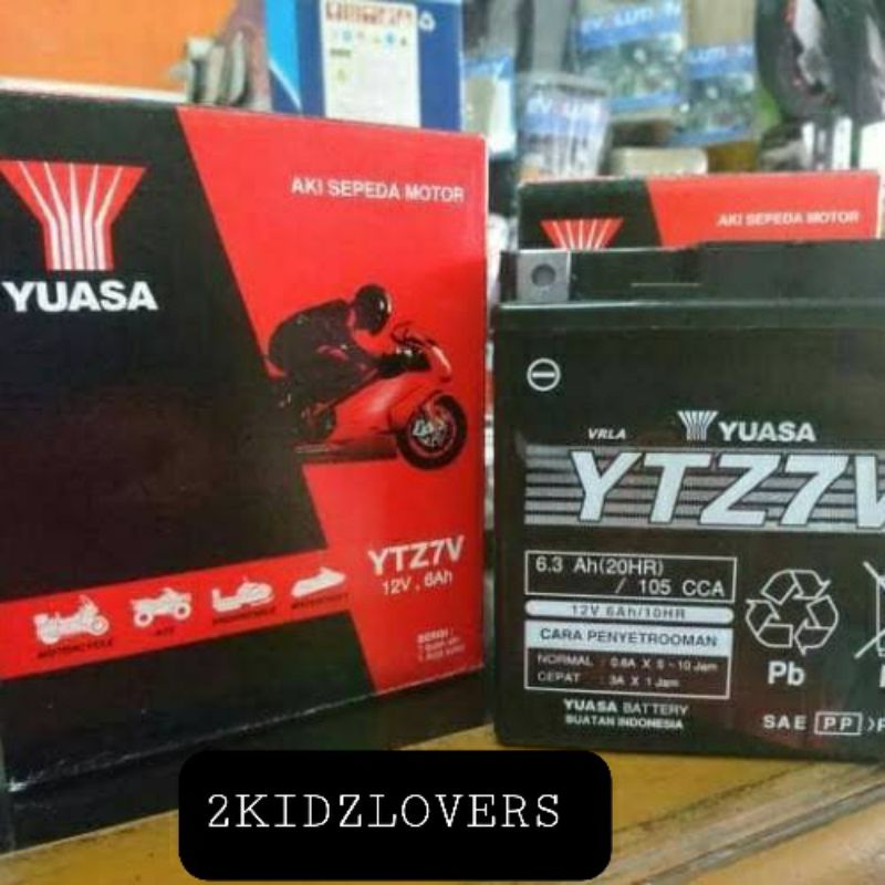 AKI MOTOR YAMAHA LEXI YUASA YTZ7V ASLI