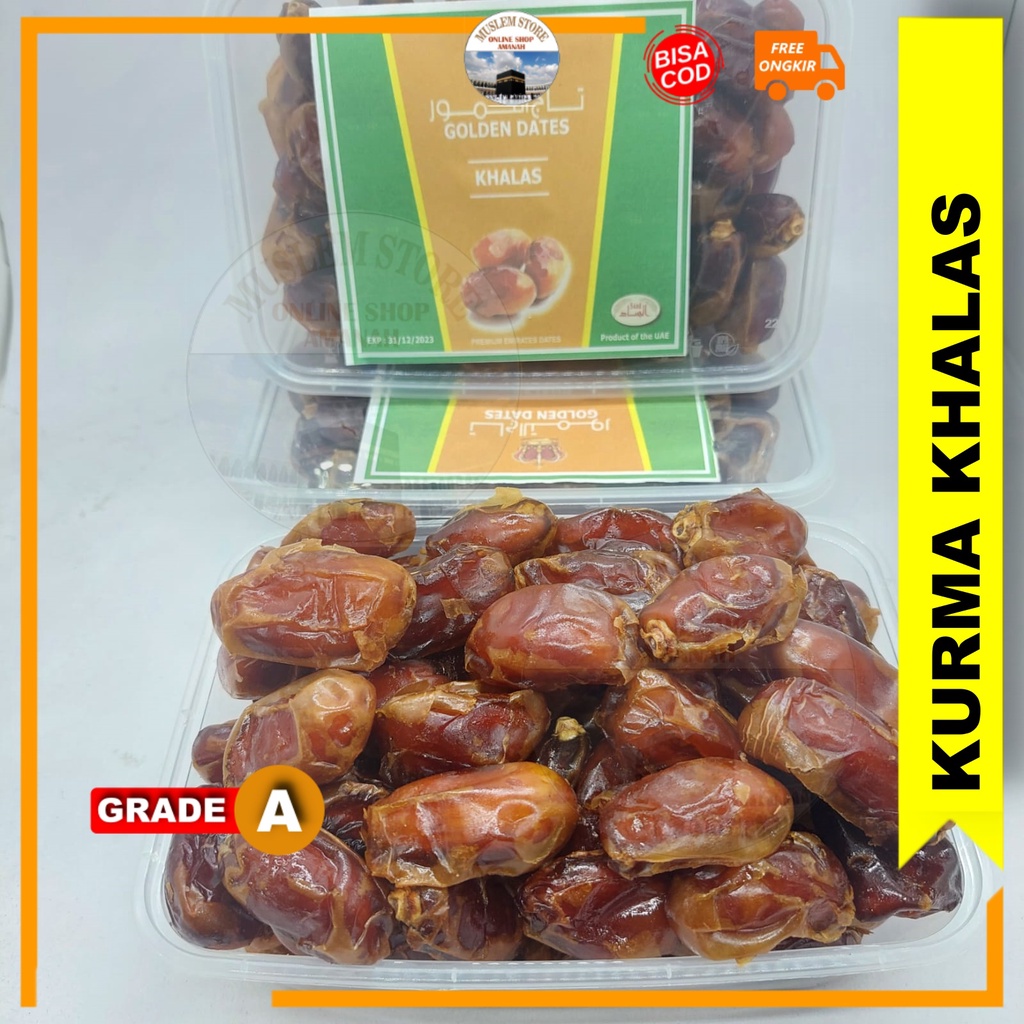 

[COD] 1KG KURMA KHALAS AL SAAD / KHALAS PREMIUM