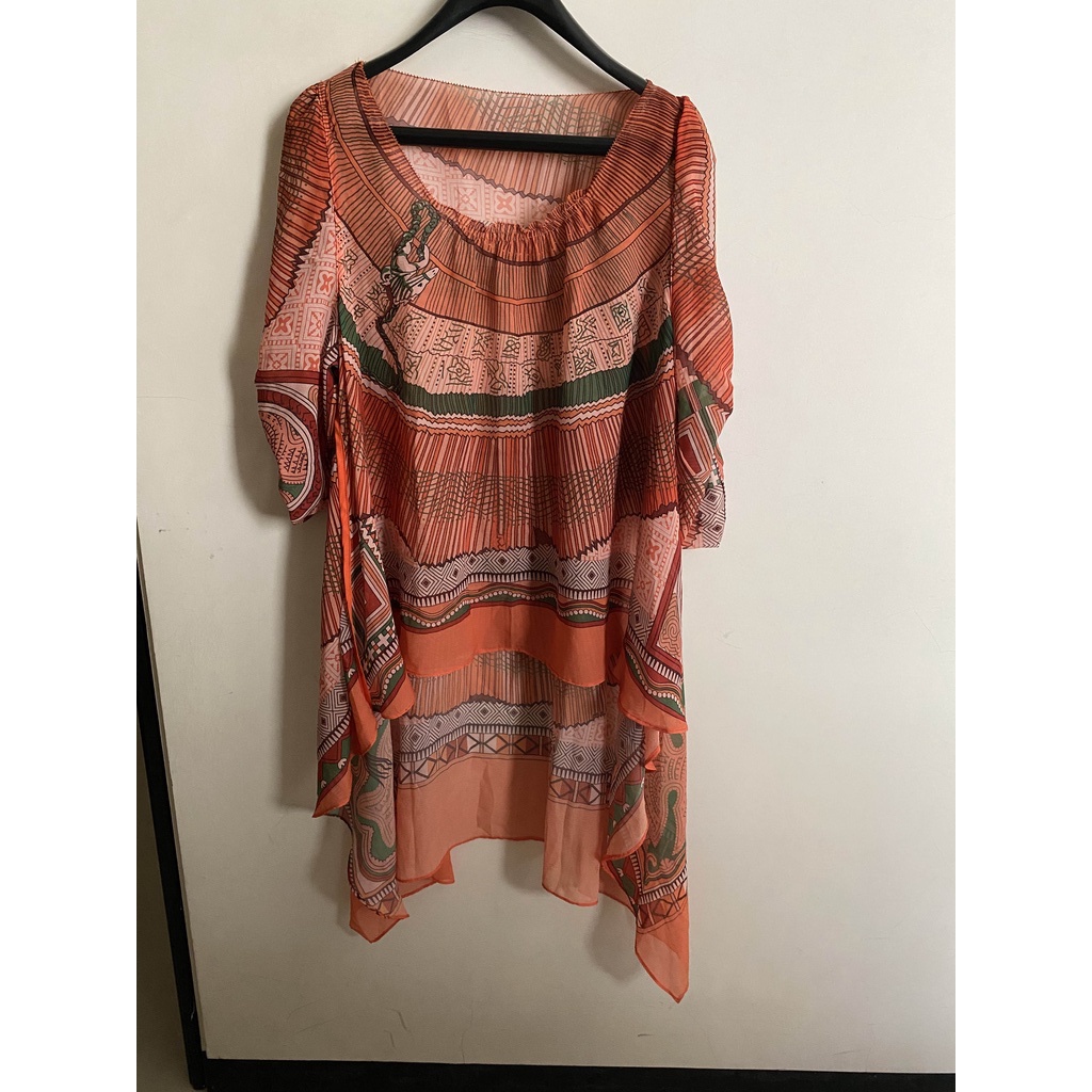 235 OUTHER OUTER TRANSPARAN ORANGE JUMBO XXL XL BIG SIZE BIGSIZE BESAR BIG ZIZE BIGGER BEAR LUARAN C