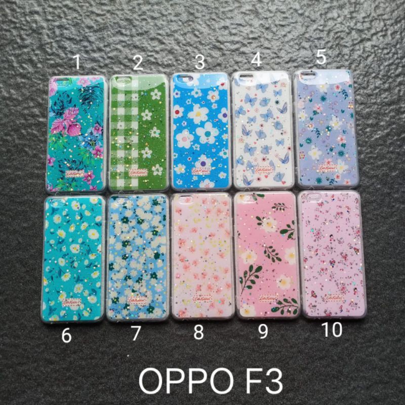 Case gambar Oppo F3 motif cewek ( 4 motif ) soft softcase softshell silikon cover casing kesing housing