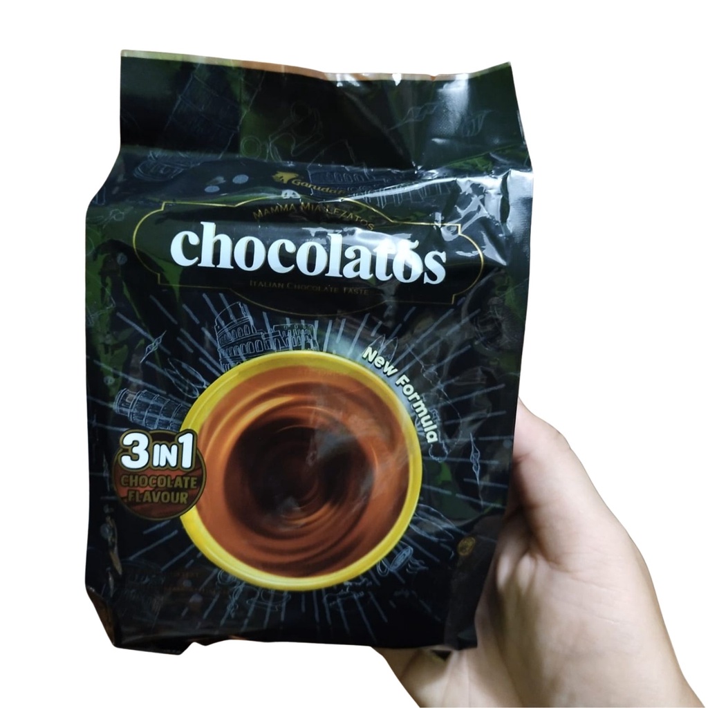 

4x sachet chocolatos ITALIAN CHOCOLATE TASTE garuda food Drink Coklat