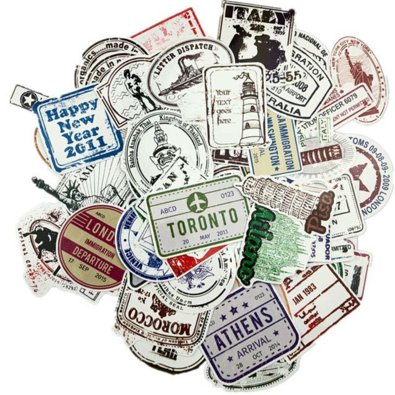 

STIKER PACK TRAVEL STYLE 260079- STIKER AESTHETIC KEREN IMUT LAPTOP, AKSESORIS HP, ANTI AIR, MOTIF, HELM, TUMBLER, KOPER, KULKAS