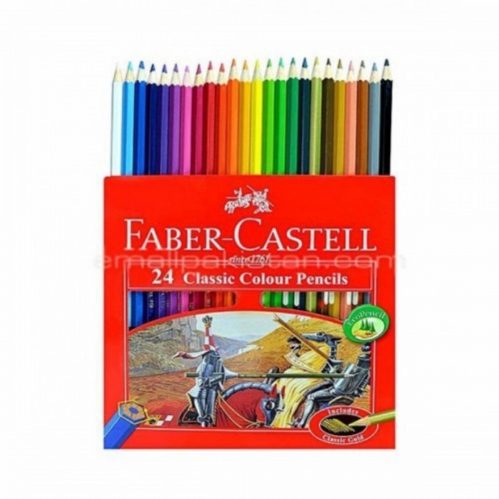 

Berkualitas Pensil Warna Faber Castell 24 Warna Panjang Trendi