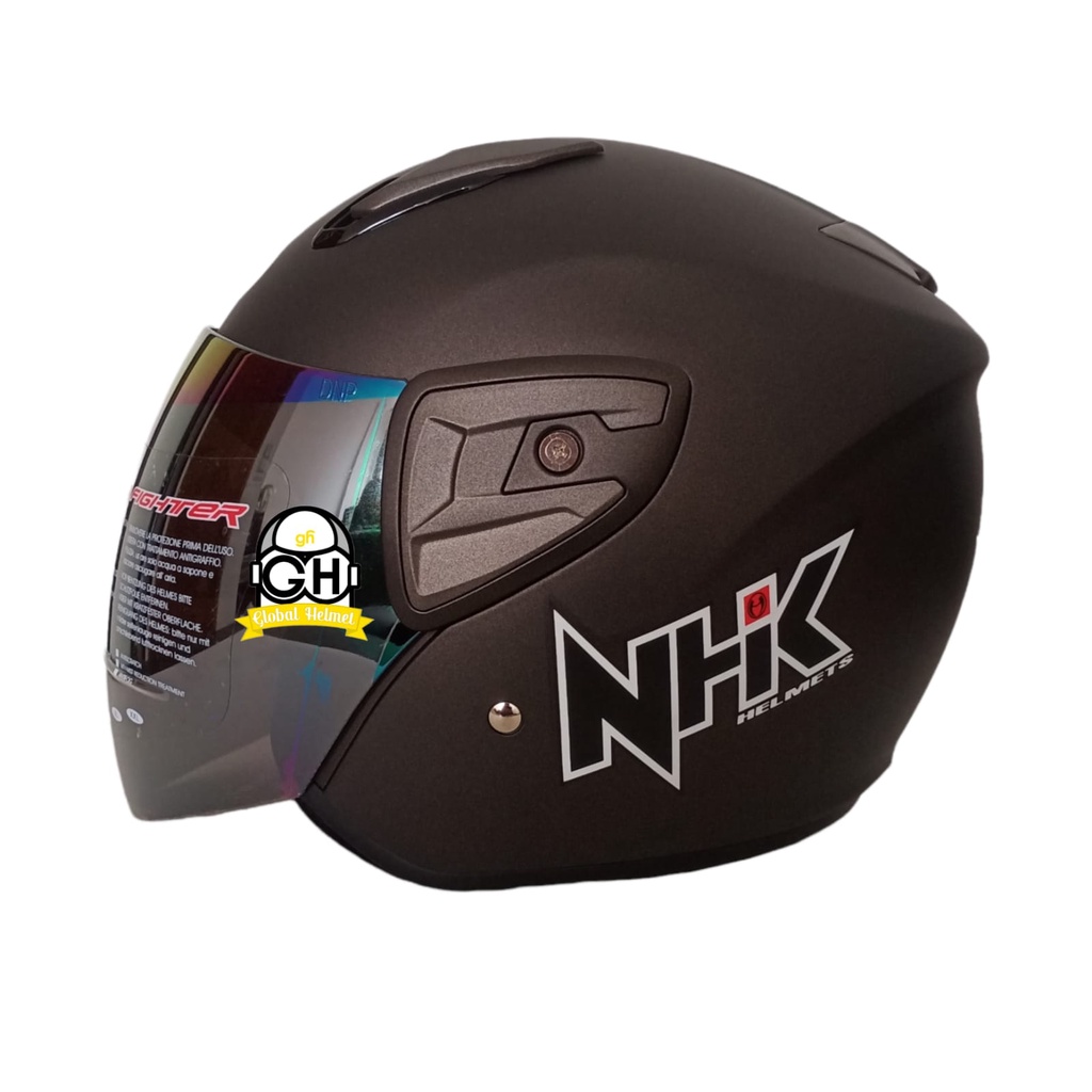 NHK R7 SR SOLID GUNMET DOFF HALF FACE TERBARU KYOTO GALAXY