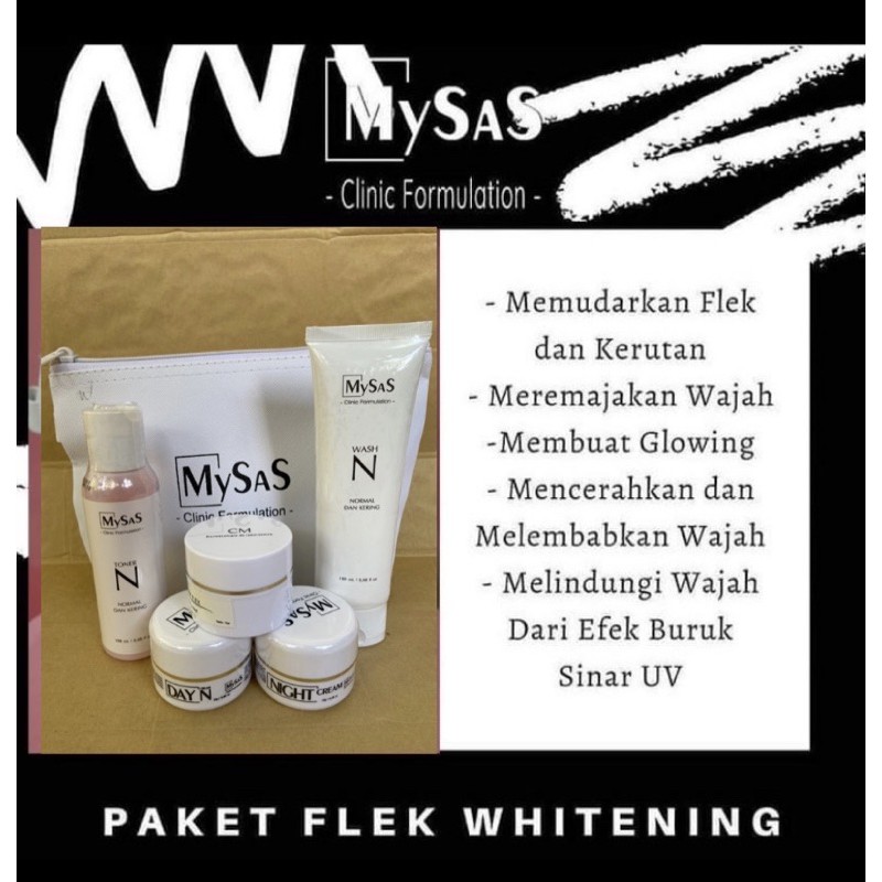 SKINCARE MYSAS FLEK / 5 ITEM  ( Free masker )