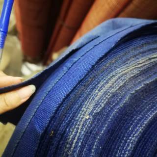  TERPAL  KAIN CANVAS KANVAS BIRU INDUSTRI TEBAL 1MM KUAT 