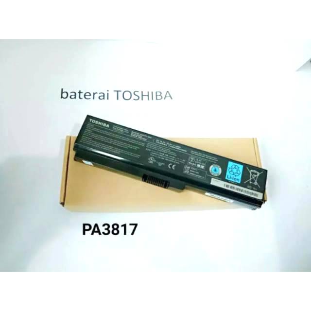 Baterai Toshiba Satellite C600 C640 L635 L640 L645 L730 L735 L740 L745 L775 PA3817U PABAS228 ORI