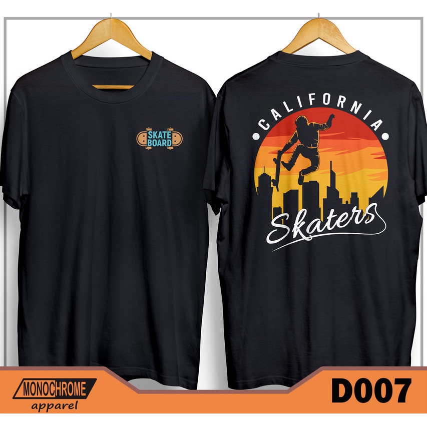 D007 Kaos Baju Skate Skater Skaters Skateboard Distro Pria