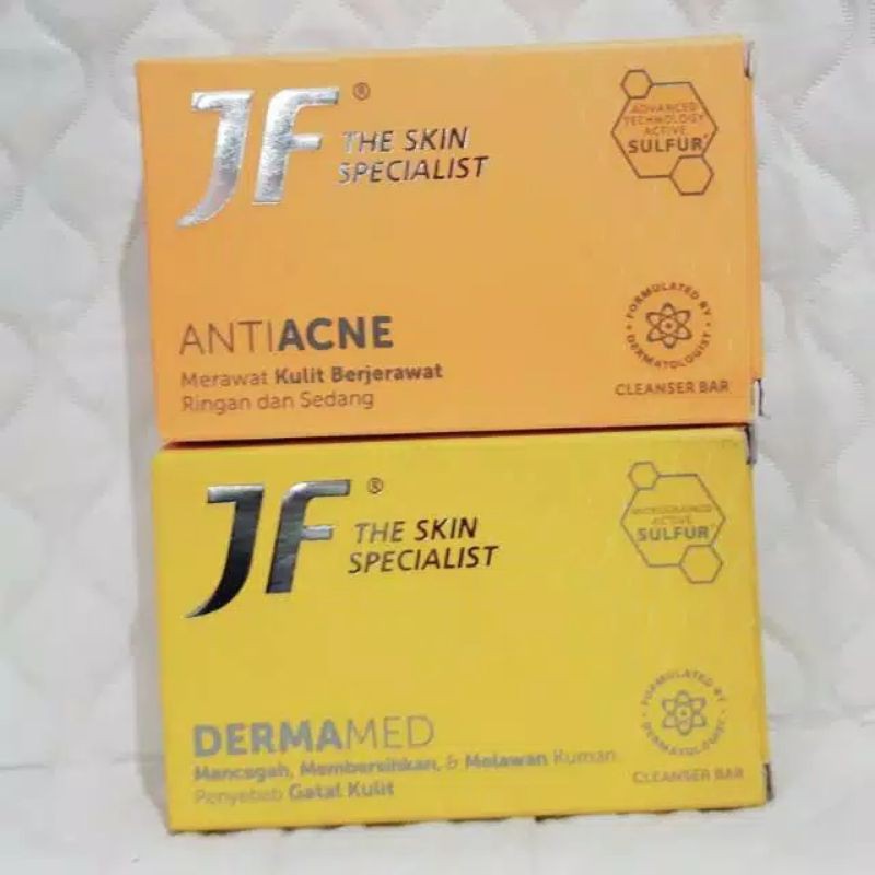 JF Sulfur Dermamed 90 gram / Anti Acne sabun jerawat mandi