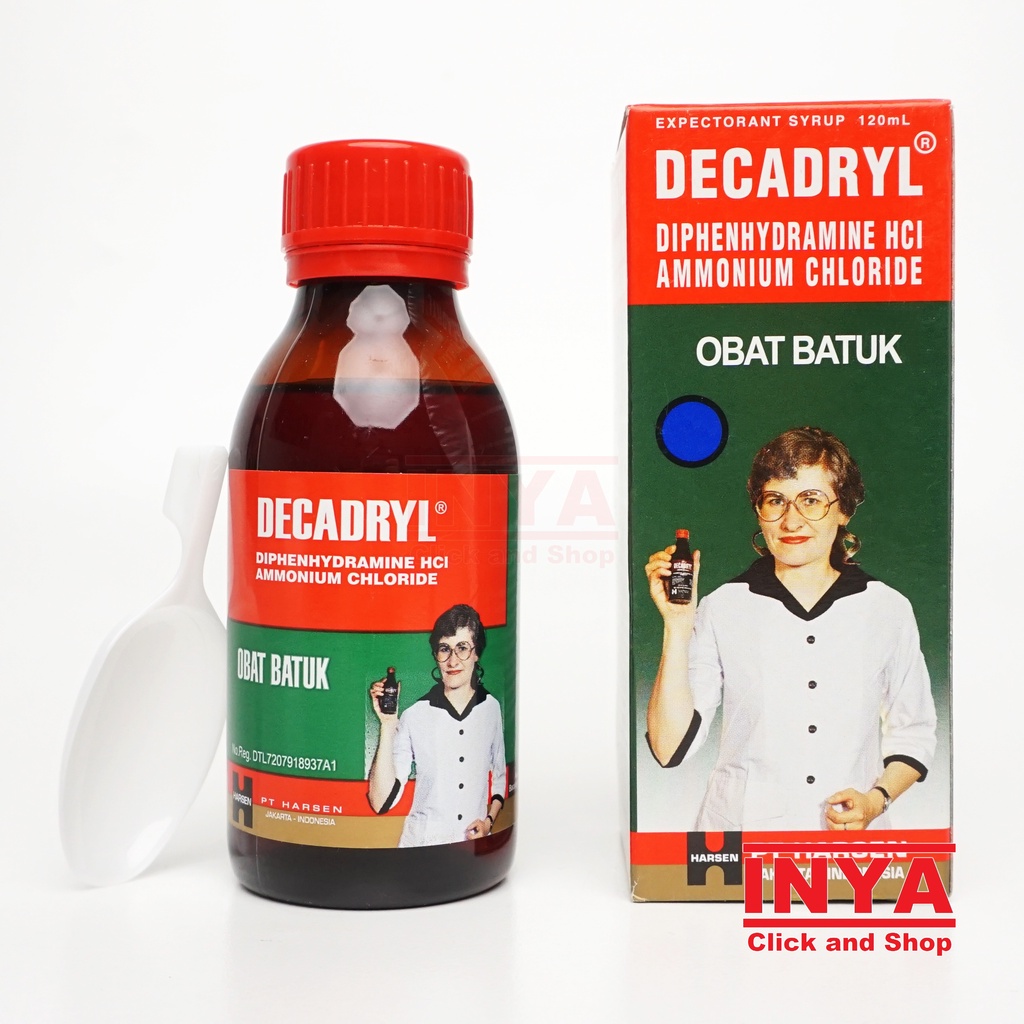 DECADRYL EXPECRORANT SYRUP 120ml - Obat Batuk