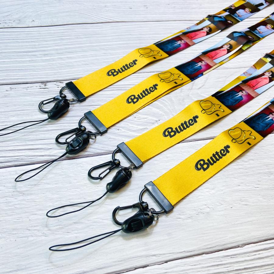 Tali Lanyard Handphone Motif Kpop BTS Mentega