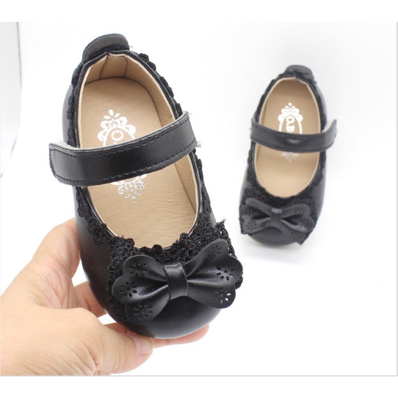 Mimicat - A16 Sepatu bayi perempuan / sepatu anak perempuan import motif pita renda