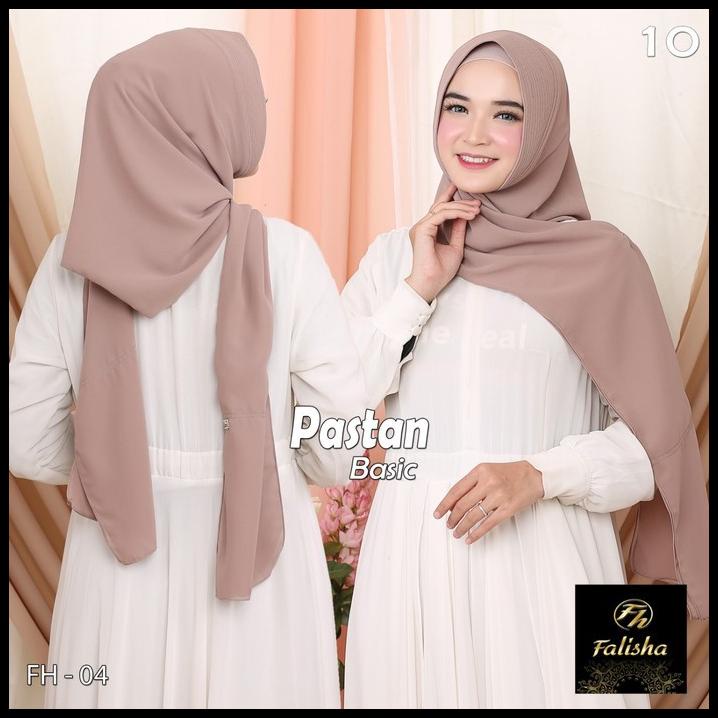 Jilbab Pastan Basic Pashmina Instan Ori Falisha Hijab