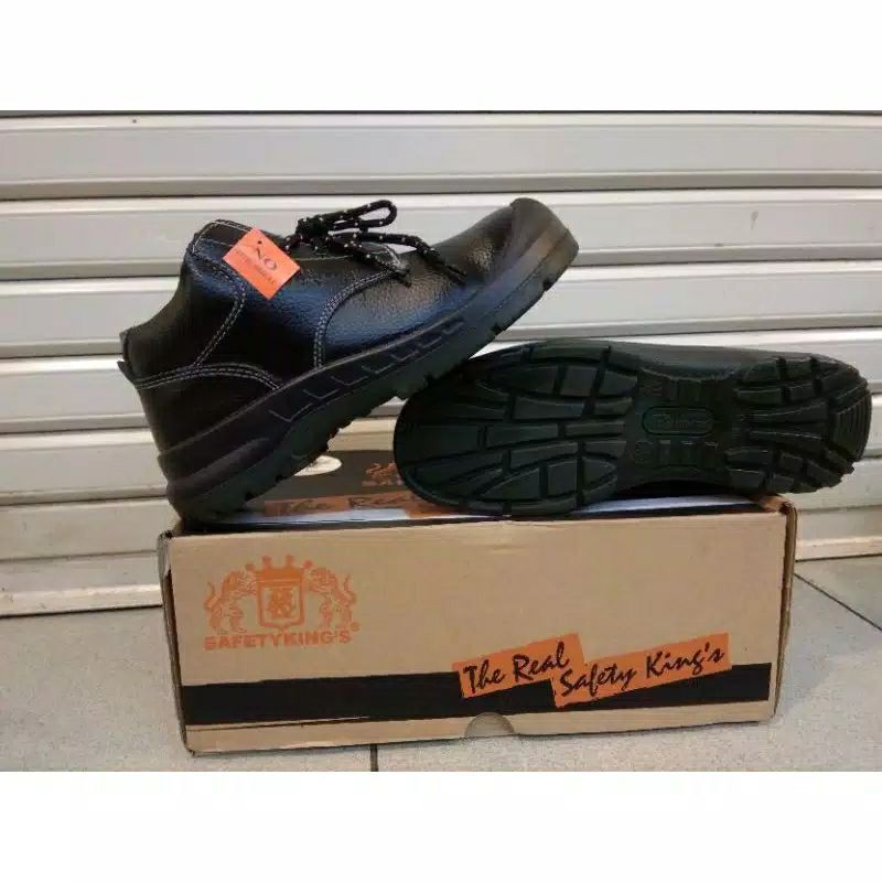 Sepatu Safety Kings 701X Kulit Asli Original/ Sepatu Kerja Safety Pria Ujung Besi