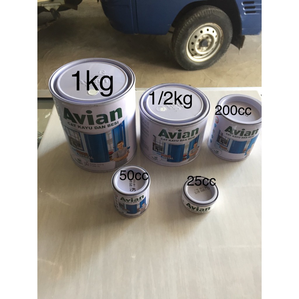 

AVIAN cat kayu besi kemasan 50cc