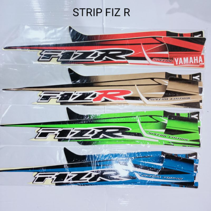 STRIPING FIZ R FUL CLUT 1997 Kuning Hitam VARIASI | sticker bodi fiz fiz r 97