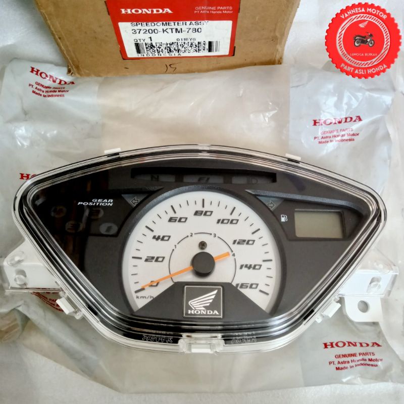 SPEEDOMETER SUPRA X 125 INJECTION OLD ORI AHM 37200-KTM-780