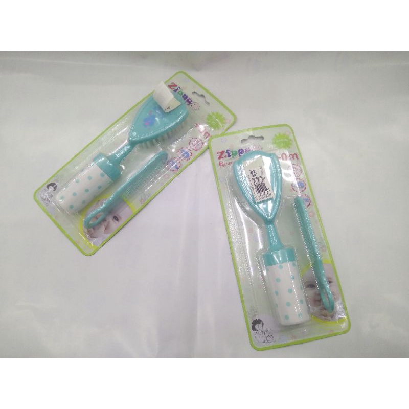 Zippy Brush &amp; Comb (Sisir Bayi Bunyi +0m) OK031