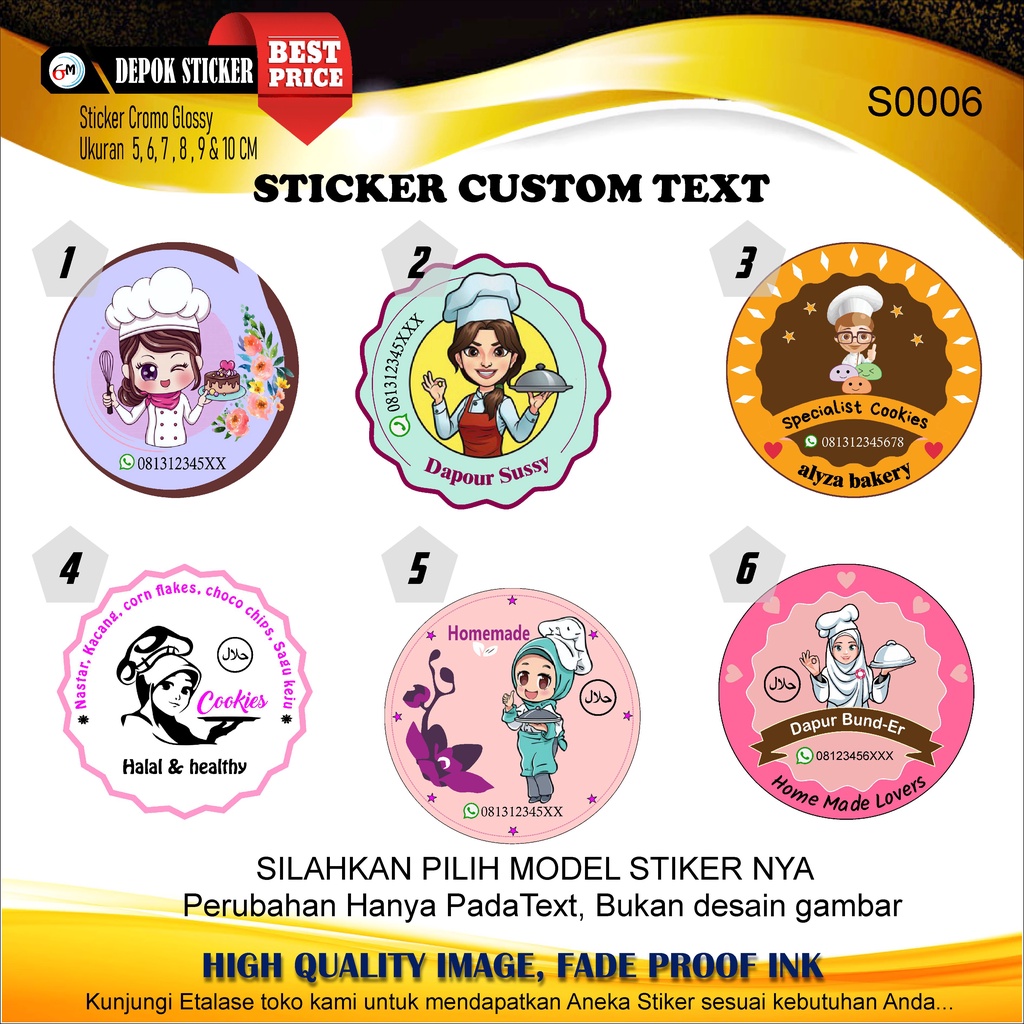 

STIKER LABEL MAKANAN UKURAN CUSTOM