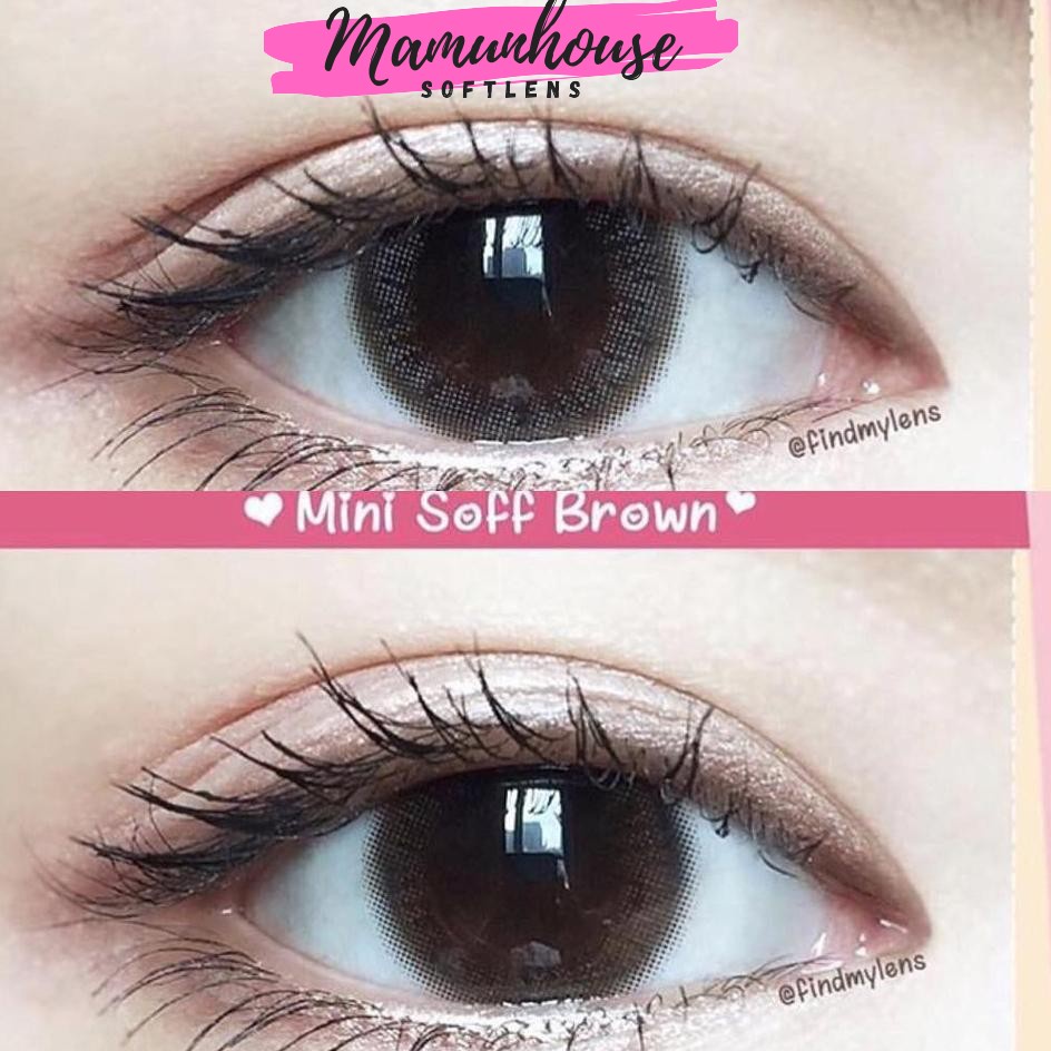 ORIGINAL Kitty Kawaii MINI SOFT BROWN GREY softlens soflens softlense natural minus normal softt