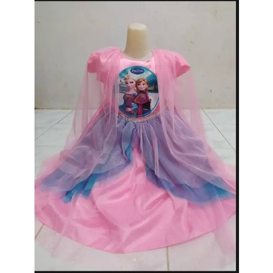 GAUN FROZEN MODEL SELAYER/SELENDANG