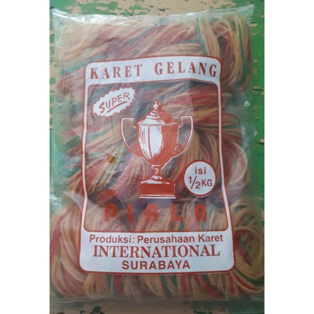 Karet Gelang Cap Piala 1/2 Kg / Karet Pentil