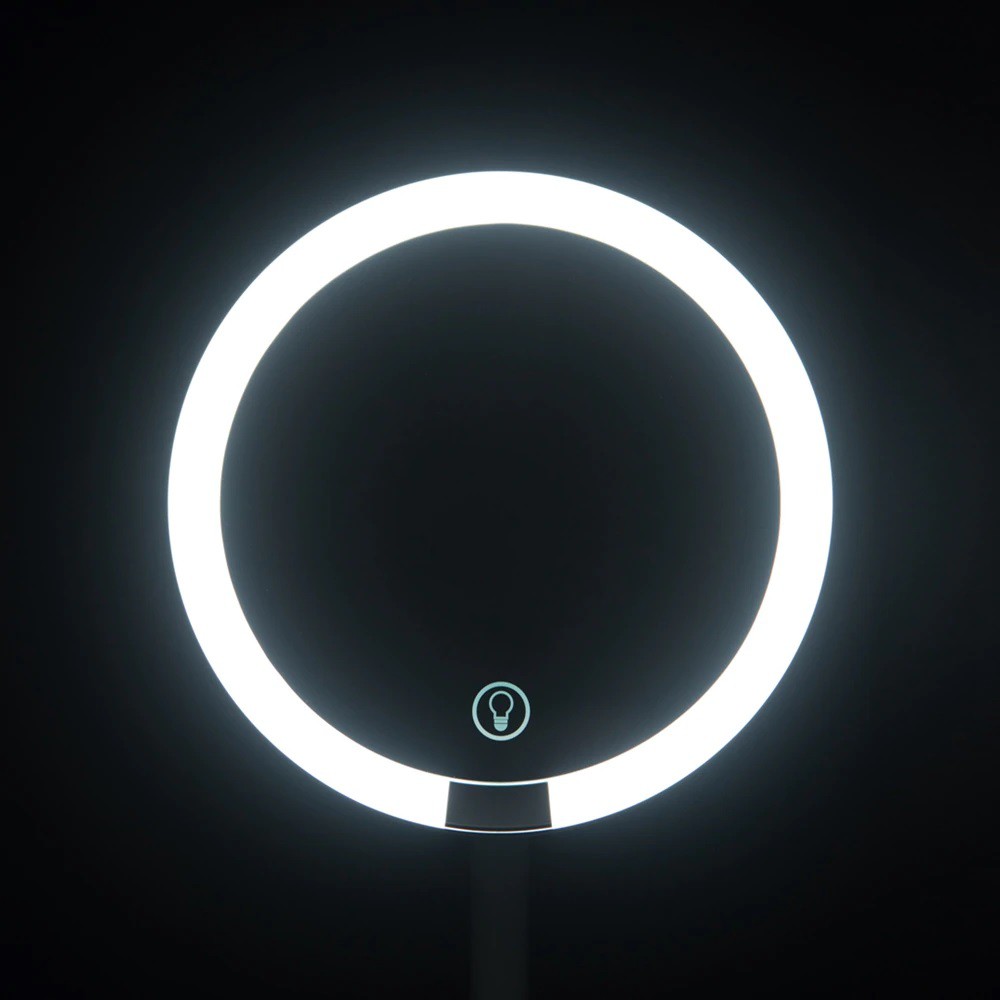 XIAOMI XY Portable LED Touch Dimmable Make Up Mirror - XYMR01 - Cermin Make Up Rechargeable XIAOMI