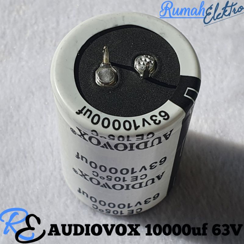 Elco AUDIOVOX 10000uf 63V Putih