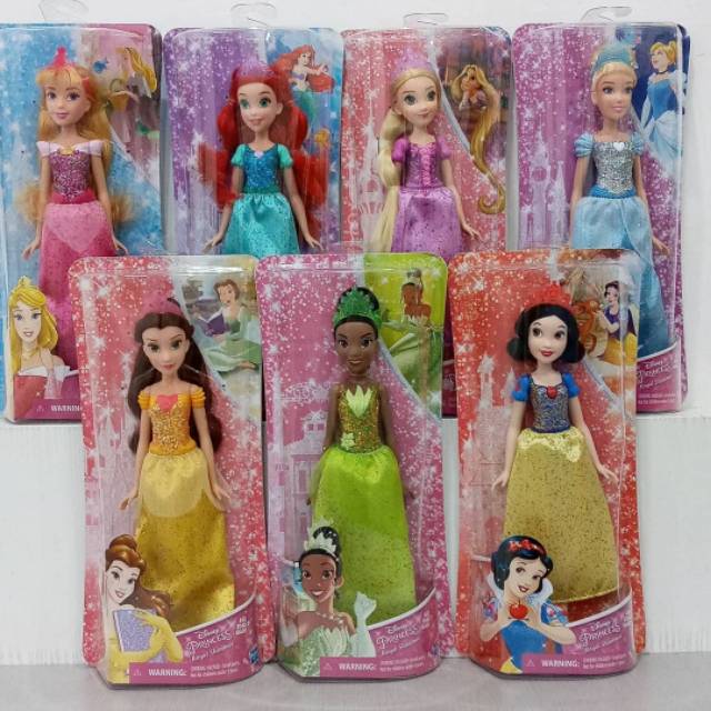 ORI original hasbro disney princess boneka doll aurora ariel rapunzel cinderella belle tiana snow white mulan kado mainan anak cewek perempuan peran hadiah ultah gift girl toy toys bentuk barbie