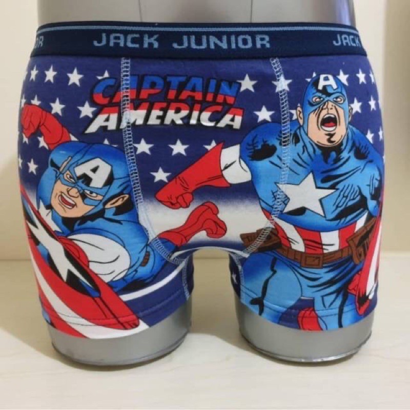 Jack Junior | Boxer anak cowok Katun asli motif Avengers