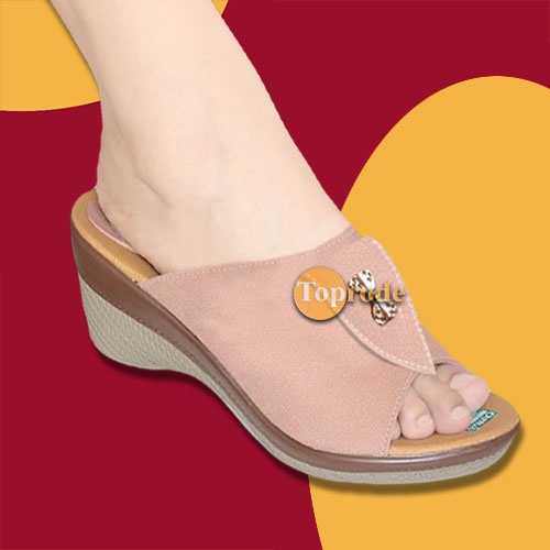 [TC12] SANDAL WEDGES WANITA TALI SENDAL FASHION TERBARU SLOP SELOP SLIP KEKINIAN CEWEK MURAH PLATFORM SIMPLE DEWASA KONDANGAN