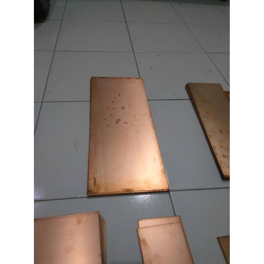 PCB FIBER DOUBEL LAYER 20CMX40CM TEBAL 1MM TOP 