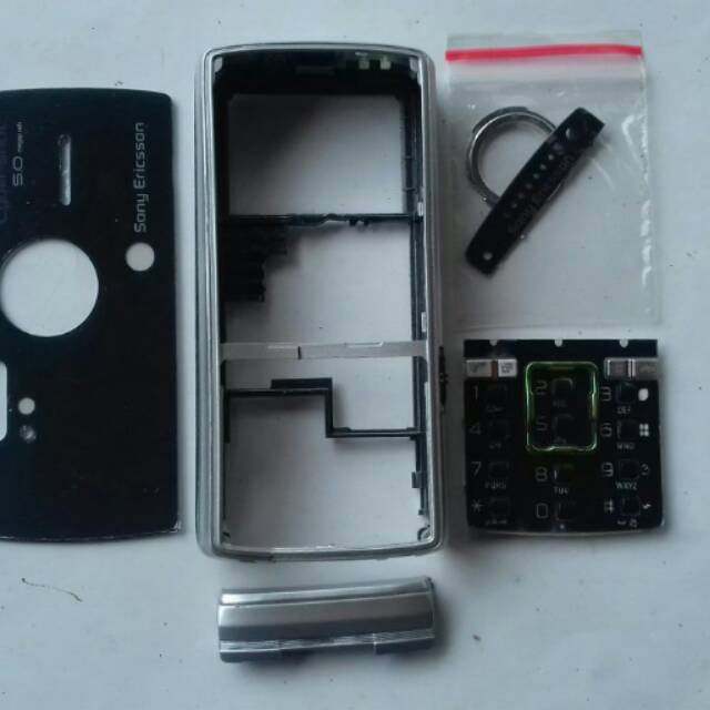 Casing sony ericsson k850 k850i silver