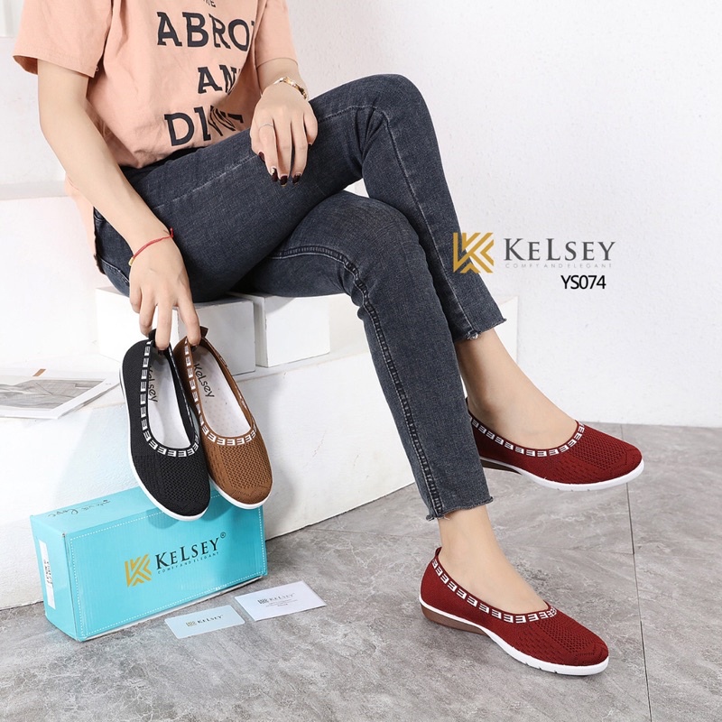 kelsey Sepatu Slip On Wanita YS074