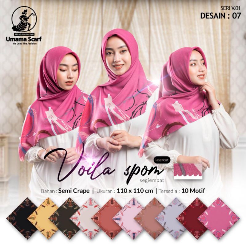 Kerudung Voila Spom By Umama