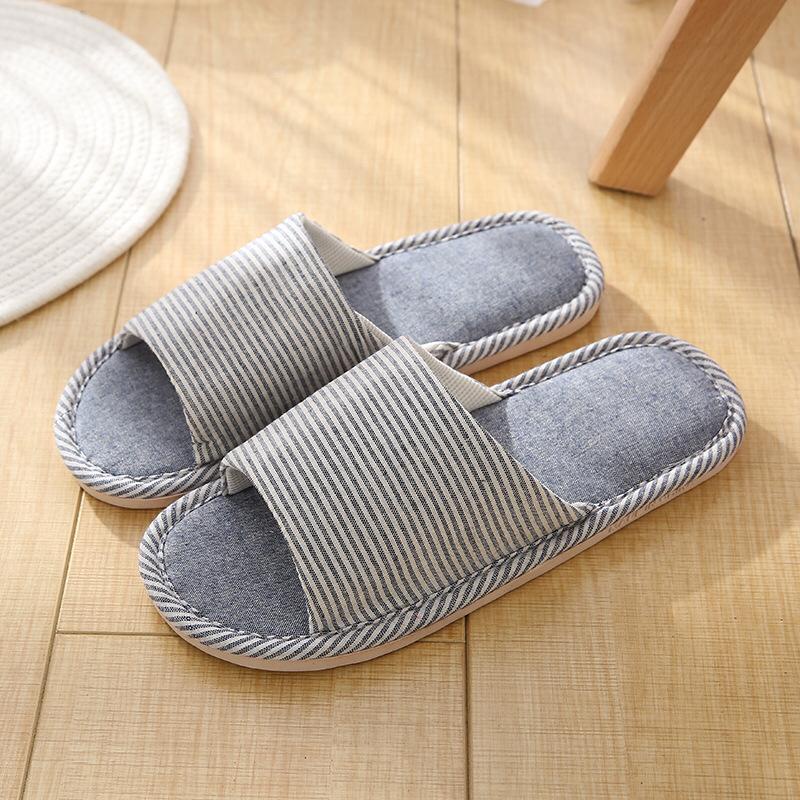 Sandal Rumah Hotel EMPUK Nyaman Modis Lembut Motif Garis Slipper SP02