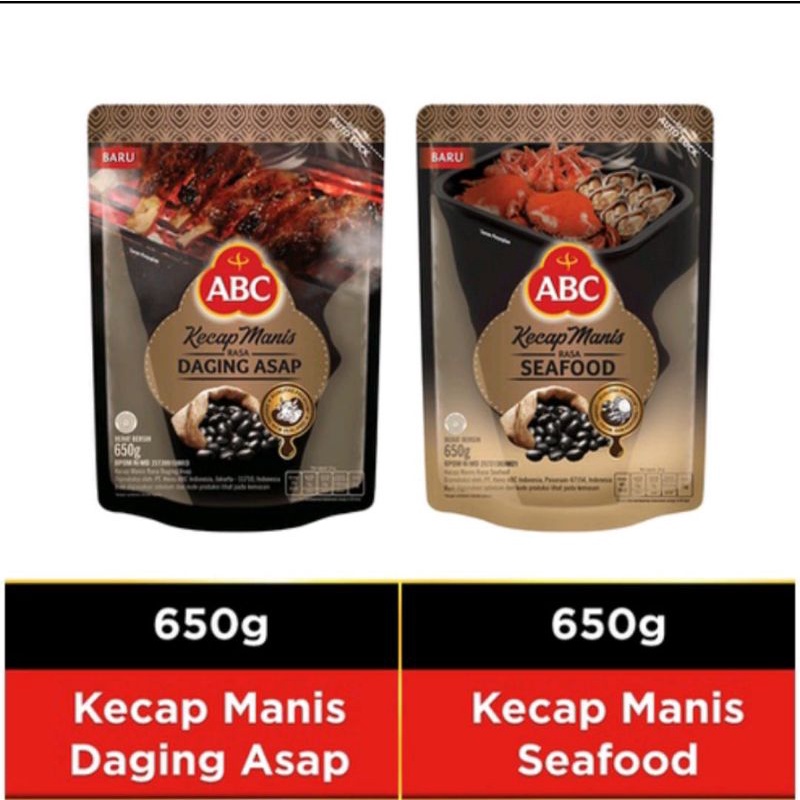 kecap manis ABC seafood / daging asap 650 g kecap ABC