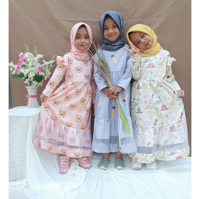 GAMIS ANAK/GAMIS SANTAI NGAJI/VARIASI TILE