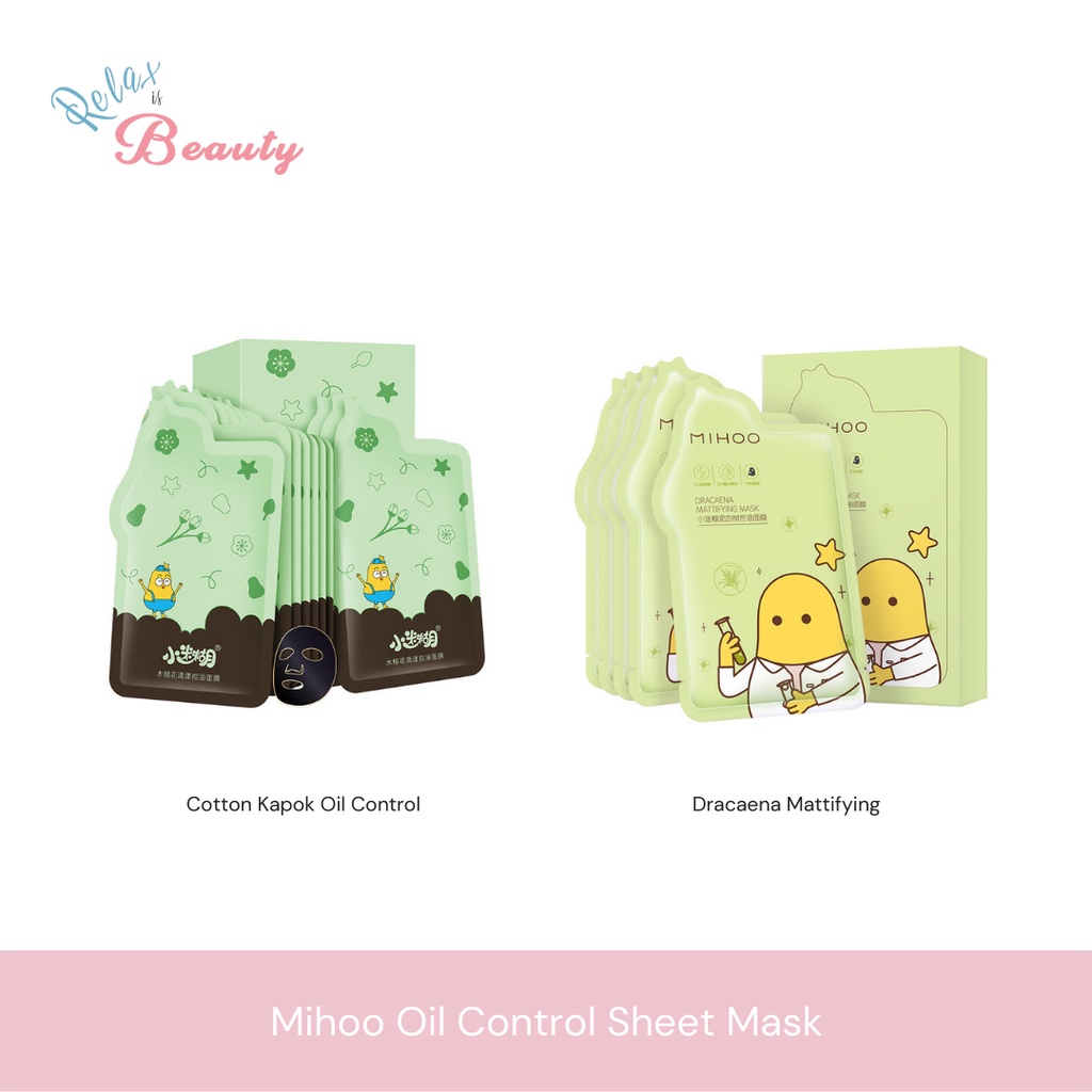 MIHOO Oil Control Sheet Mask Masker Wajah Muka Skin Care
